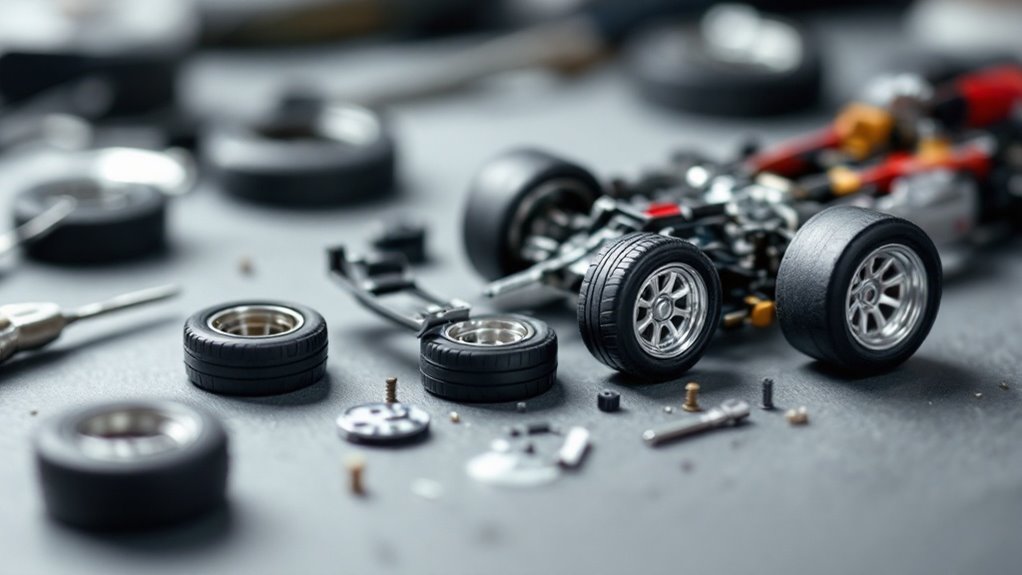 swapping tires on models